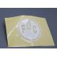 Custom Clothing Silicone Heat Transfer Labels With White Cut Out Logo
