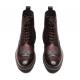 Fashion Ankle Genuine Warm Leather Boots , Work Shoes For Men Lace Up Closure Type
