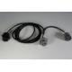 J1708 Deutsch 6-Pin Male to 9-Pin J1939 Male and J1708 Female Splitter Y Cable