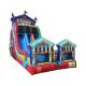 Carnival Double Lanes Inflatable Water Slide Digital Printing Multi Color