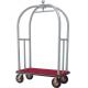 304 Stainless Steel Hotel Luggage Trolleys Hotel Cart For Luggage 1140*670*H1910mm
