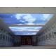 LED Light Soft PVC Ceiling Film For Hall Decoration Bright Blue Sky