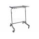 Stainless Steel Height Adjustable Tray Table High Durability For Hospital / Clinic