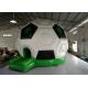 Soccer Shaped Outdoor Commercial Bounce House Combo Open Play Area Safe