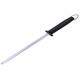 Eco - Friendly Butcher Diamond Steel Sharpening Rod With Carbon Steel Material