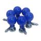 Blue Dia 26mm ECG Suction Bulb Adult Suction Electrode With Screw
