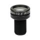 1/2.3 7.2mm 10Megapixel F2.4 M12x0.5 Mount Non-Distortion IR Board Lens for MT9J003, Drone Lens