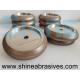 Electroplated CBN Grinding Wheel Resin Bond Diamond 1/2 Inch Thickness For Carbide
