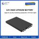 OEM LiFePO4 Lithium Iron 12V 30AH Deep Cycle Batteries Lithium Iron Phosphate For Security Monitoring LED street ligthts