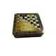 Customized Size Square Tin Can Chessboard Pattern For Food Storage Durable