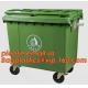 45L recycle trash bin recycle garbage bin/hospital trash cans, Mobile heavy duty hdpe outdoor garbage trash bin 120 lite