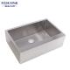 OEM Handmade Apron Stainless Steel Kitchen Sink With Lifetime Warranty / Laundry Room Sink