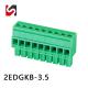 2EDGKB-3.5 300V 8A hot sale Pluggable Terminal Blocks manufacturer for wire connect green color
