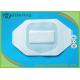 B0607M Medical permeamble sterile transparent breathable waterproof PU film IV wound dressing with absorbent pad