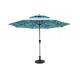 Sun Protection 2.5 M Outdoor Umbrella , Aluminum Polyester Garden Sun Shades Parasols