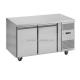 1500mm Kitchen Refrigerator Stainless Steel Counter Top Working Table Refrigerator Chiller Freezer