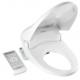 ABS Resin Smart Bidet Toilet Seat Double Nozzles Washing White Color