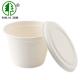 100 Deg Biodegradable Sugarcane Bagasse Cup Eco Friendly Food Containers With Lids SGS