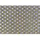 Brass Crimped SS Woven Wire Mesh Cladding Facade PVD Surface