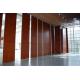 Panel 65mm Sliding Door Meeting Room Partition Walls / Folding Soundproof Room Dividers