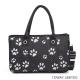  				Paws Printing Leather Knitting Dog Carriers Pet Products Shoulder Bag 	        