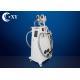 Non - Invasive 4 Handle Cryolipolysis Slimming Machine With RF Cavitation