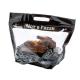 Restaurantware Recycled PET Hot Chicken Bag Reusable With 12.7 X 10.4”Clear Window
