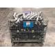 100~2000kg Warehouse Wire Container Rolling Storage Cage stackable