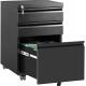 Mobile Printer Stand 3 Drawer Metal File Cabinet For Home Office Organization