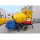 High Efficiency Portable Concrete Pump 40m3/Hr With 4 Hydraulic Control Supporting Legs