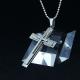 Fashion Top Trendy Stainless Steel Cross Necklace Pendant LPC456