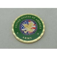 Roll Personalized Coins By Brass Die Stamped And Box Packing For Navy