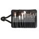 High Quality 12PCs Synthetic Hair Makeup Brushes With Magnetic Pouch