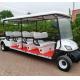 40mph Electric 10 Seater Golf Cart For Adults Scenic Sightseeing