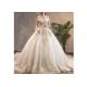Ropes Back Style Long Tail Bridal Gown / Mermaid Style Bridal Dresses