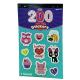 Party Deco Custom Sticker Printing , Children's Label Stickers High Glossy Colorful Shapes