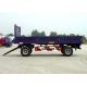 26ft 2 Axles Drawbar Drop Side Trailer For Bulk Cargos And 20ft Container