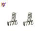 Custom 1.5mm Titanium Mold Steel Compression Spring Coil With Flat End