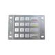 IP65 Waterproof Dust-Proof Payment Kiosk Encrypted EPP Metal PIN Pad With 16 Keys