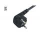 Y003-K Plug Type Korean Power Cable , Ktl / Kc Listed International Power Cords