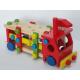 Baby Screw Reassembly Wooden Car Carrier Toy with Safety / Environmental
