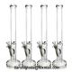 9mm Thick Bong Glass Water Bongs Straight Bong Customized Brand Straight Bong Glass Water Pipe Bongs 16 inch 18.8 mm OEM