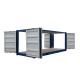 Convenient Cargo Handling 20ft Fully Side Opening Dry Shipping Container with Open Side Door and Steel Floor