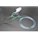 0.4ml Transparent Kinked Ventilator Nebulizer Kit Green Adult Nebulizer Mask