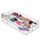 Plexiglass Acrylic Storage Boxes For Makeup , Acrylic Jewelry Display Case
