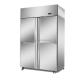 Kitchen Refrigeration Equipment 4 Door Refrigerator Commercial Freezer