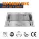 Topmount Stainless Steel Kitchen Sink Rectangular Single Bowl 18 Gauge 60x50
