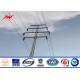 10m 12m Transmission Line 133kv Electrical Power Pole For Steel Pole Tower