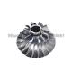 5 axis precision CNC milling titanium aluminum compressor wheel impeller