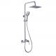 Single Handle Shower Faucet Set with 12 Inch Rainfall Shower Head and Handheld Sprayer